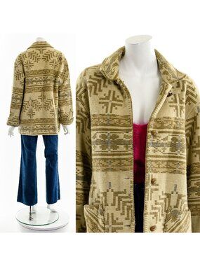 Minimalist Southwest Wool Boho Coat